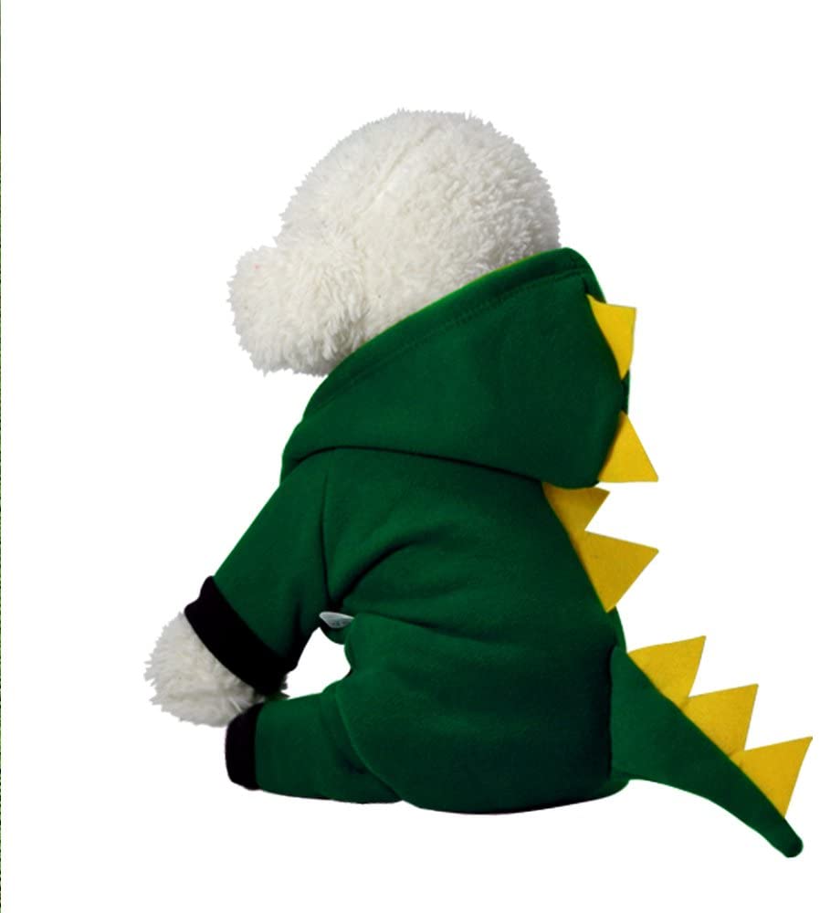 PEGOISM Comfortable Dinosaur Halloween Costume for Dogs