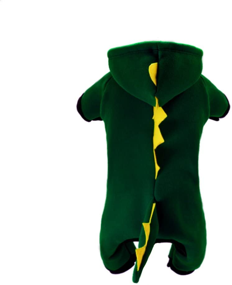 PEGOISM Comfortable Dinosaur Halloween Costume for Dogs