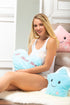 OPIKZONE Magical Lightning Cushion Love Heart Shaped Glowing LED Pillow Changing Light Up Soft Cushion