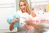 OPIKZONE Magical Lightning Cushion Love Heart Shaped Glowing LED Pillow Changing Light Up Soft Cushion