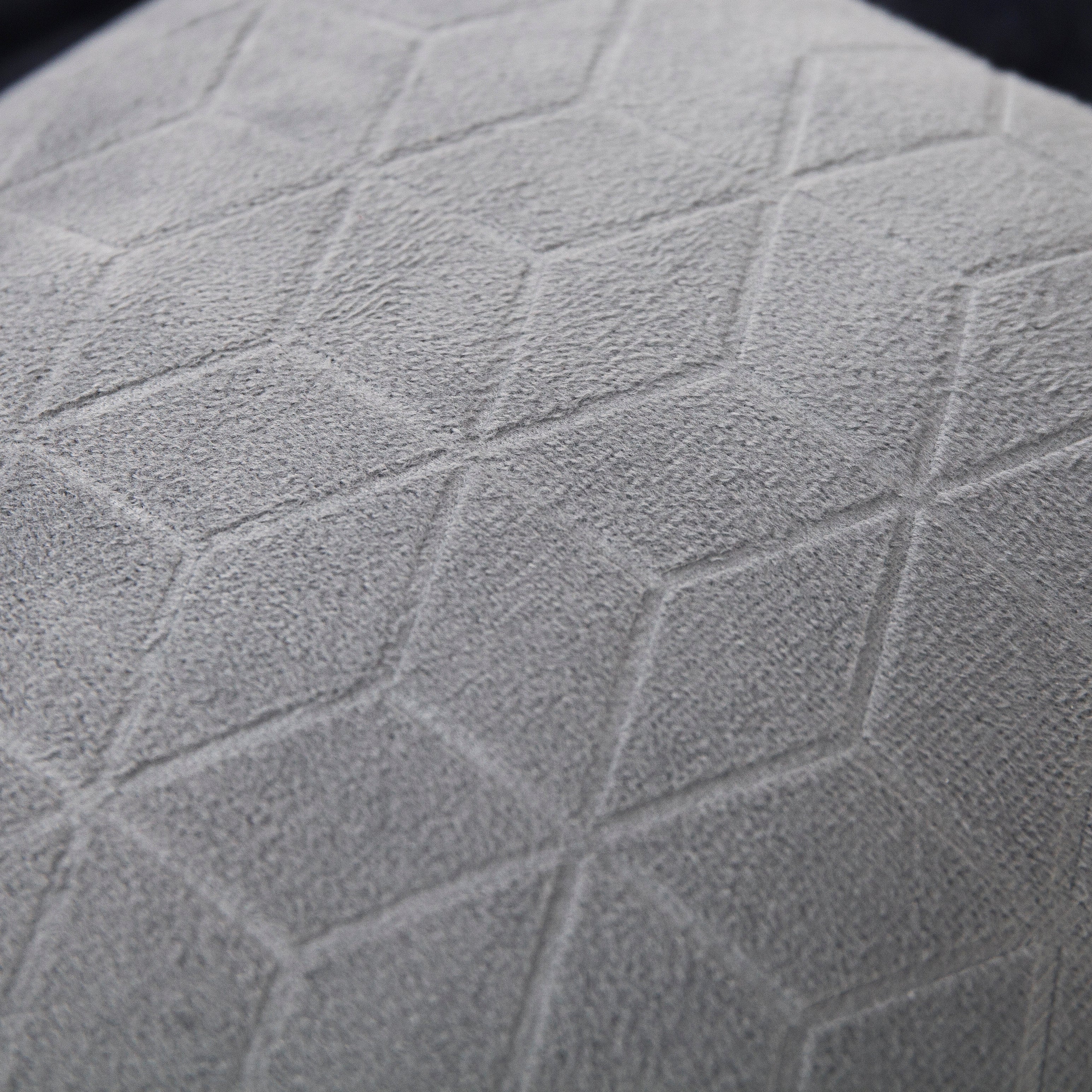 Weighted Blanket Foldable To 11" Weighted Travel Pillow - 8lbs - Light Gray