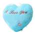OPIKZONE Magical Lightning Cushion Love Heart Shaped Glowing LED Pillow Changing Light Up Soft Cushion