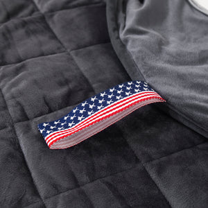Weighted Blanket Foldable To 11" Weighted Travel Pillow - 8lbs - Light Gray