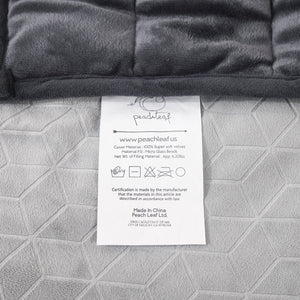 Weighted Blanket Foldable To 11" Weighted Travel Pillow - 8lbs - Light Gray