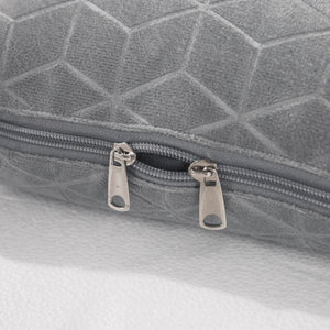 Weighted Blanket Foldable To 11" Weighted Travel Pillow - 8lbs - Light Gray